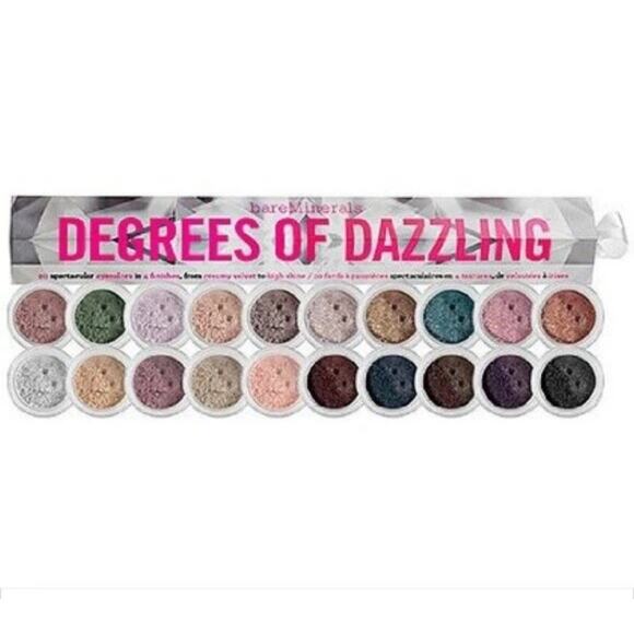 Bareminerals Eye Shadow Retired New Set Of 20 Degrees Of Dazzling 2013 HTF Rare - Picture 1 of 7